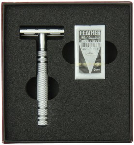 Feather Stainless Steel Double Edge Safety Razor