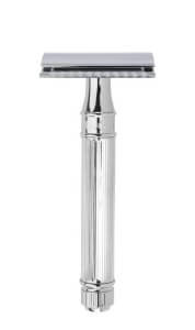 Edwin Jagger DE89Lbl Lined Detail Chrome Plated Double Edge Safety Razor-1
