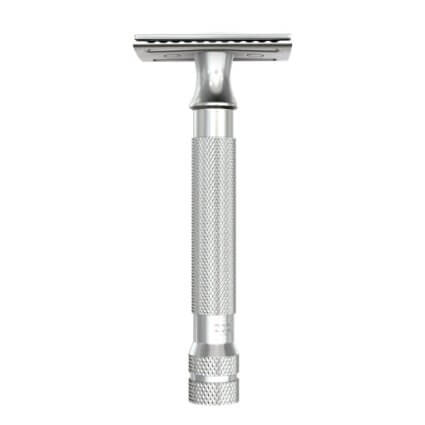 Double-Edge-Safety-Razor-By-Apollo-&-1-Merkur-Platinum-Coated-Double-Edge-Blade-Will-Fit-in-Your-Safety-Razor-View1